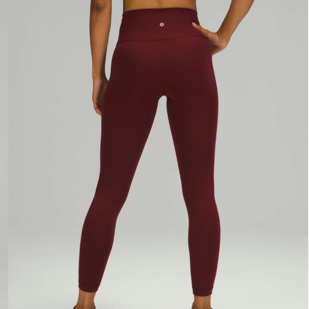 Lululemon Red Merlot Leggings